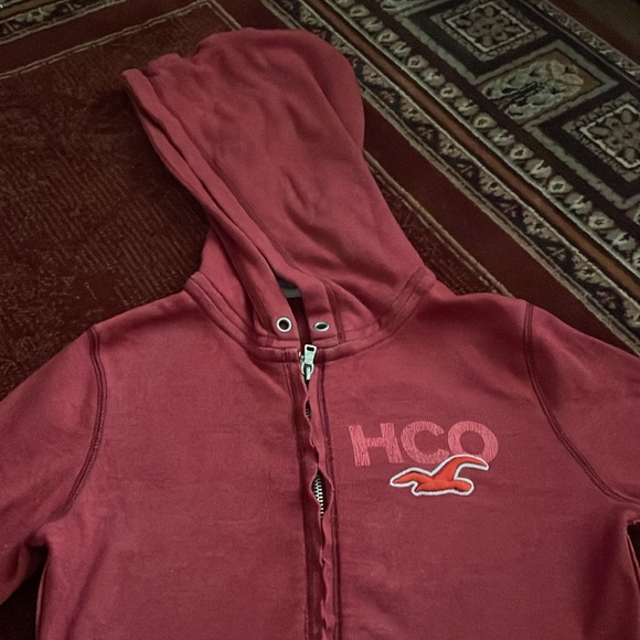 Vintage Teen Girls Hollister Zip Up Hoodie Size Small - Picture 3 of 7